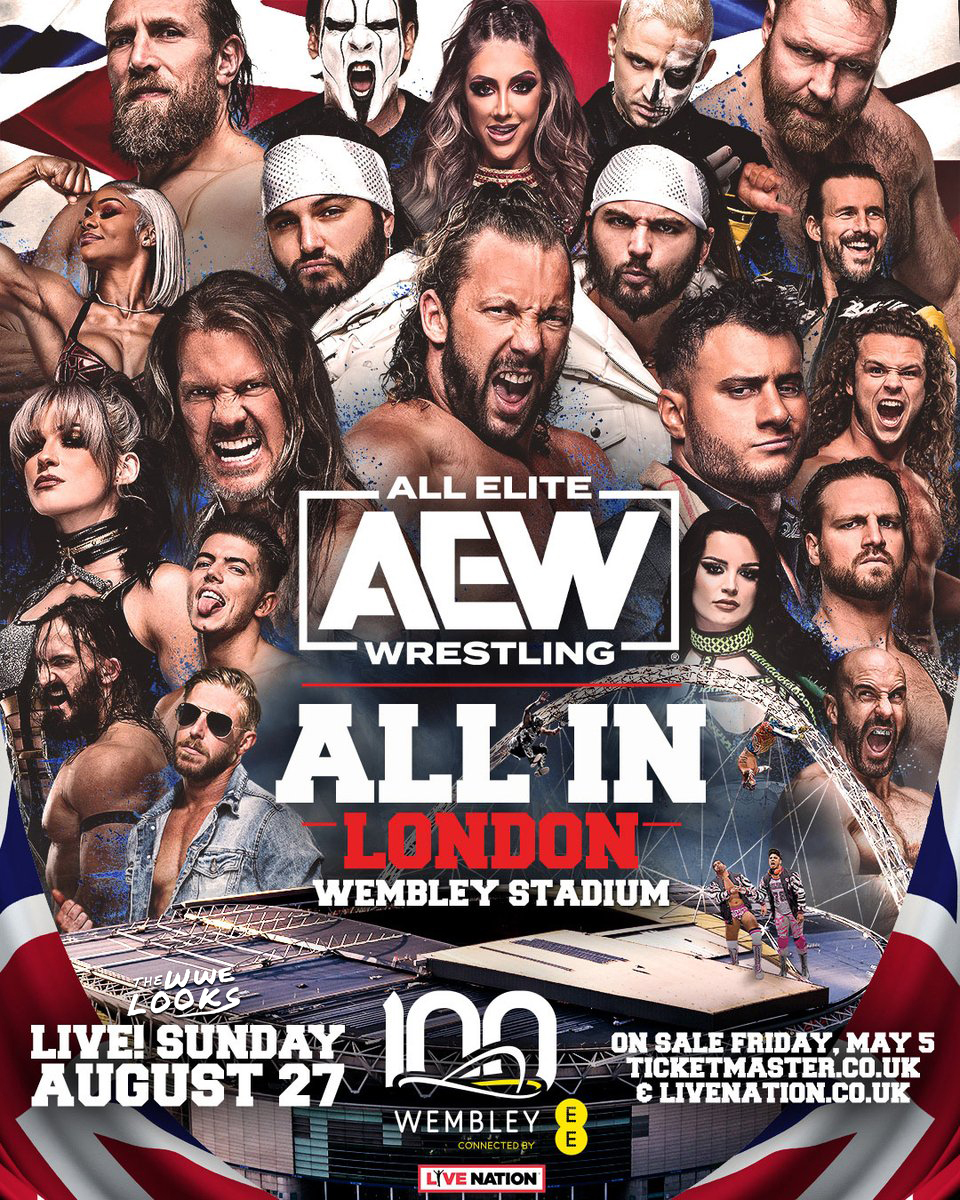 AEW All In London 2023 постер